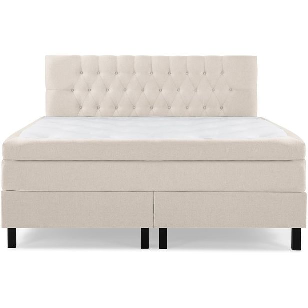 Sänkypaketti Bedly Lucky Polyeetteri Diamant 160x200cm beige