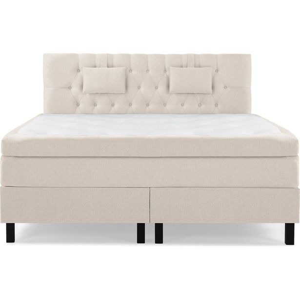 Sänkypaketti Bedly Lucky Kova lateksipatja 160x200cm Diamant + pieni niskatyyny beige