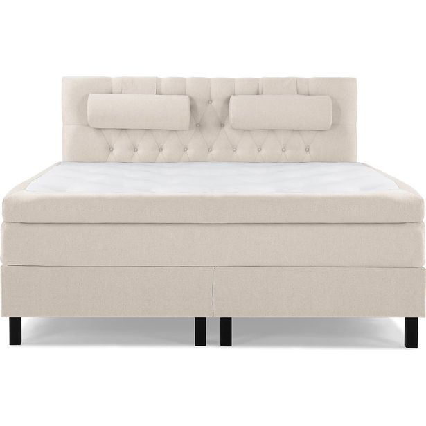 Sänkypaketti Bedly Lucky Kova lateksipatja 160x200cm Diamant + suuri niskatyyny beige