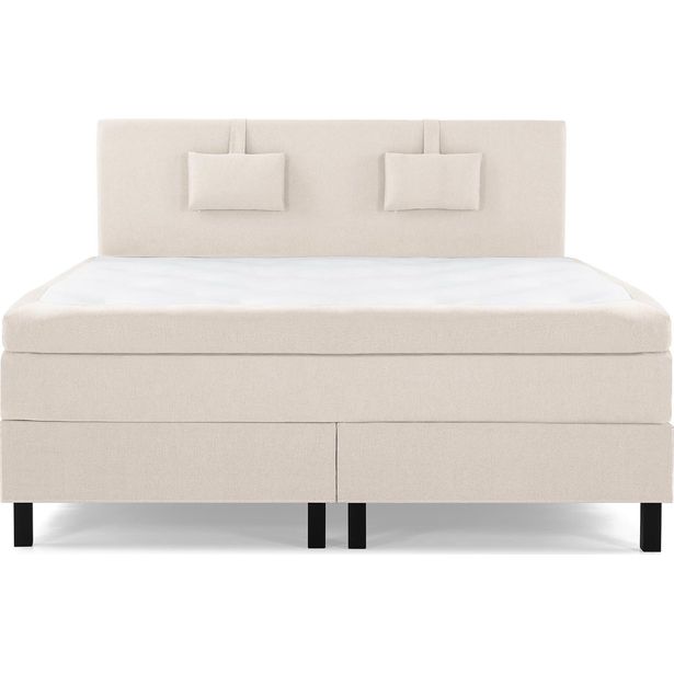 Sänkypaketti Bedly Lucky Kova Sileä Polyeetteri 180x200cm pieni niskatyyny beige