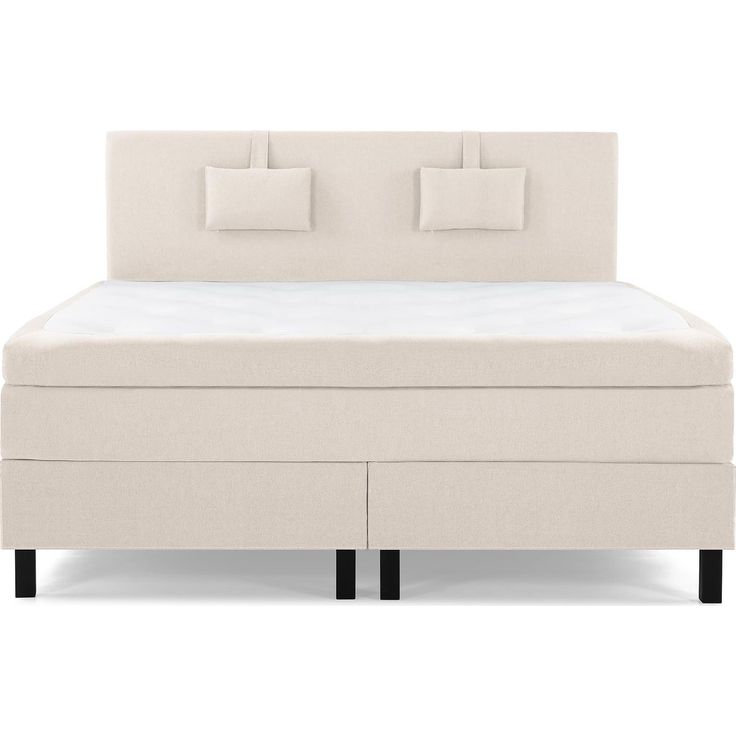 Sänkypaketti Bedly Lucky Kova Sileä Polyeetteri 180x200cm pieni niskatyyny beige