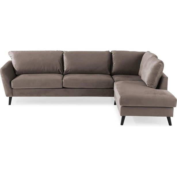 Sohva Concept 55 Trend avopääty 3 ist oikea sametti ruskea