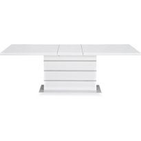 Jatkettava ruokapöytä Scandinavian Choice Malibu 180cm valkoinen
