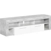 TV-taso Scandinavian Choice Vibio 180cm harmaa/valkoinen