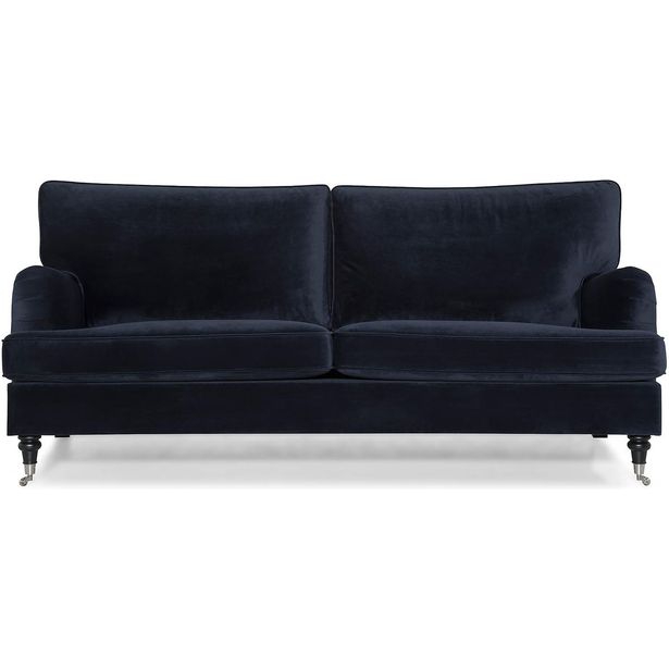 Sohva Howard Classic 3 ist sametti sininen
