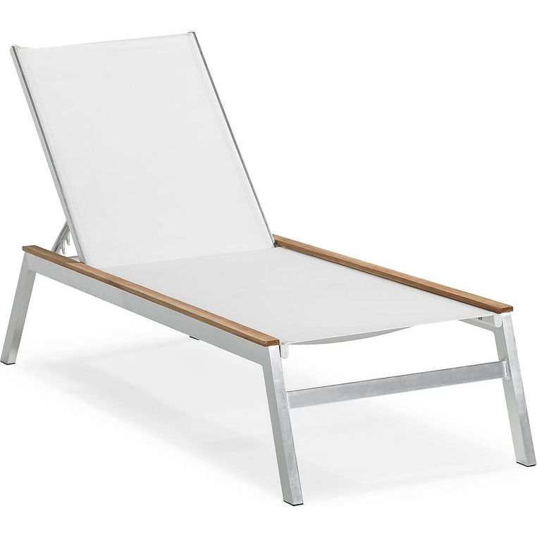 Aurinkosänky Båstad, harmaa/luonnonväri