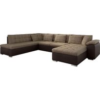 Kulmavuodesohva divaanisäilytyksellä Concept 55 Dynir 5 ist oikea beige/ruskea