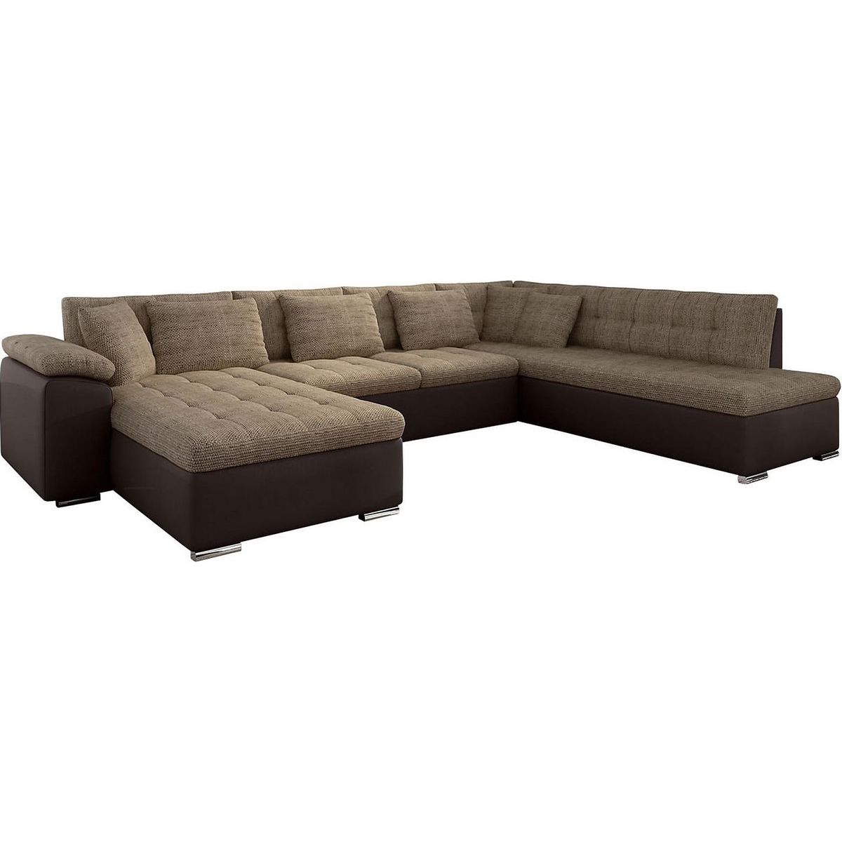 Kulmavuodesohva divaanisäilytyksellä Concept 55 Dynir 5 ist vasen beige/ruskea