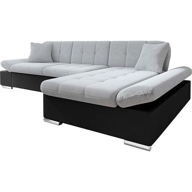 Vuodesohva Lomux 4 ist oikea musta/vaaleanharmaa