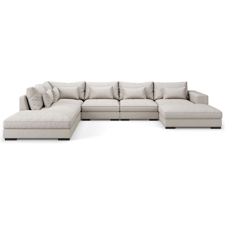 U-Moduulisohva Dubai 6 ist oikea beige/harmaa