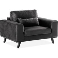 Samettinojatuoli Concept 55 Copenhagen harmaa