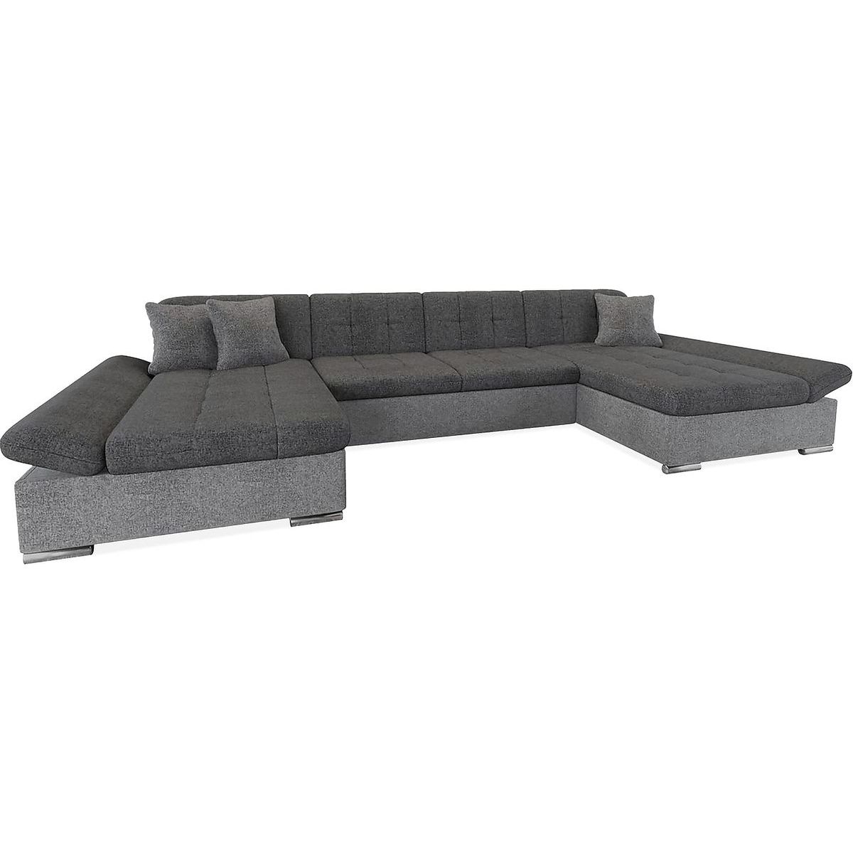 U-Vuodesohva Alia 4 ist harmaa/vaaleanharmaa