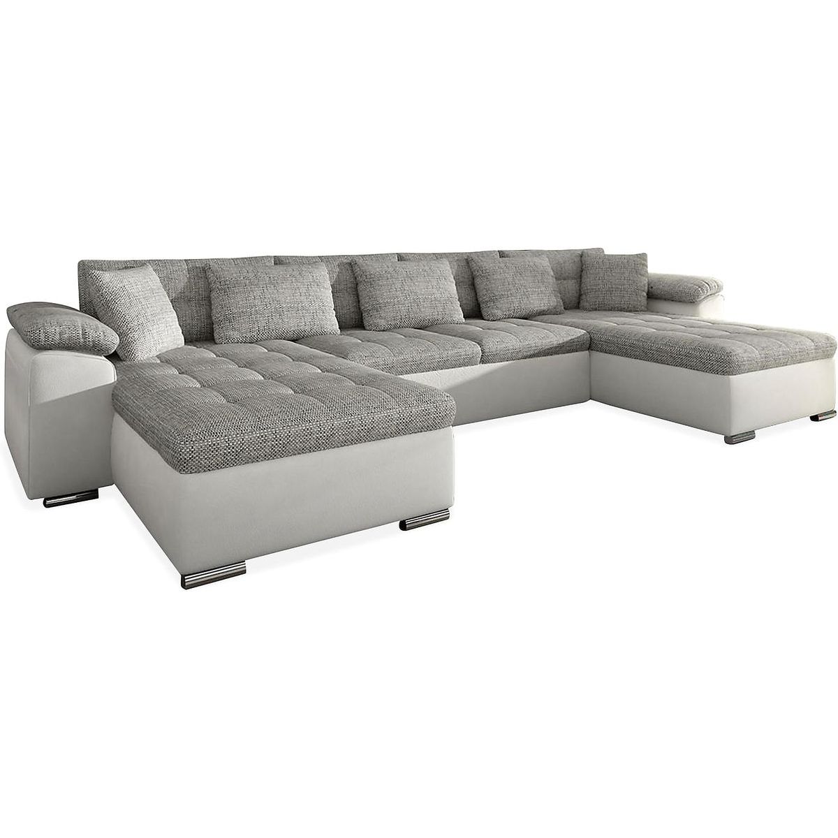 U-Vuodesohva Wicenza 6 ist valkoinen/beige