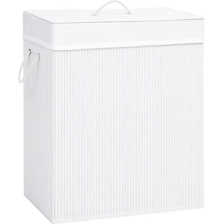 Bambu pyykkikori valkoinen 100 l_1