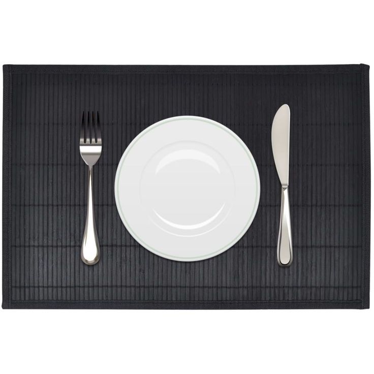Bambu tabletti 6 kpl 30 x 45 cm musta_1