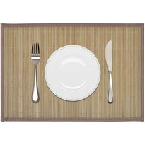 Bambu tabletti 6 kpl 30 x 45 cm ruskea