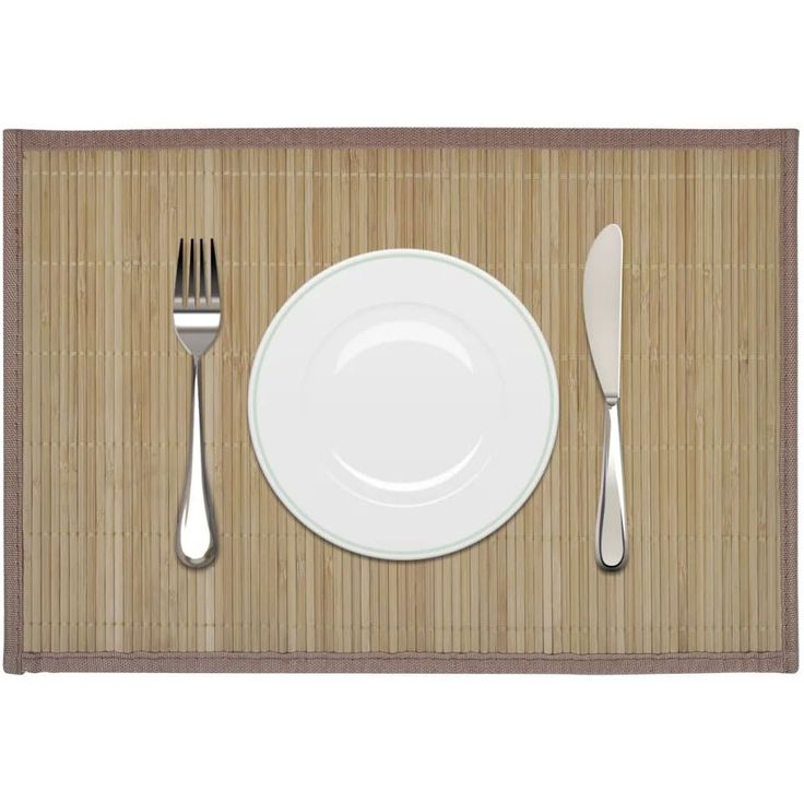 Bambu tabletti 6 kpl 30 x 45 cm ruskea_1