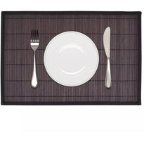 Bambu tabletti 6 kpl 30 x 45 cm tummanruskea