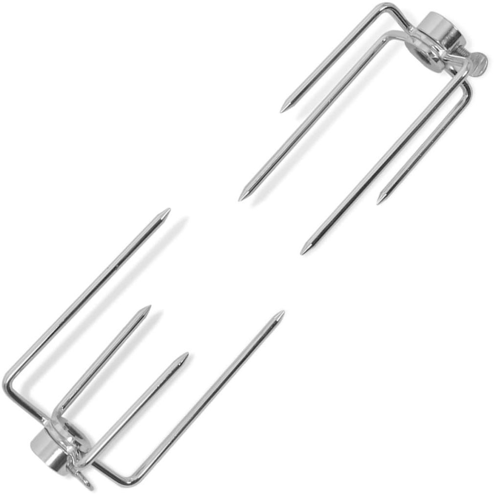 Bbq varrashaarukka 2 kpl teräs