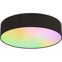 Älykattoplafondi Calex Smart Ø30cm RGB + 3000-6500K musta