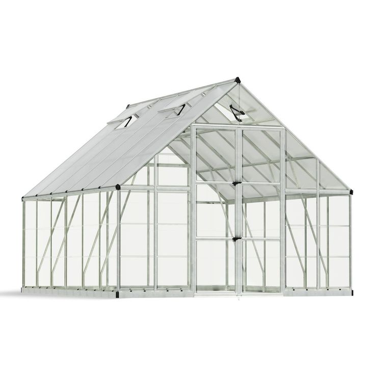 Kasvihuone Palram-Canopia Balance, 10.8m², 10x12ft, hopea