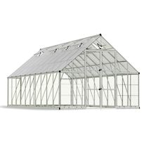 Kasvihuone Palram-Canopia Balance, 17.9m², 10x20ft, hopea