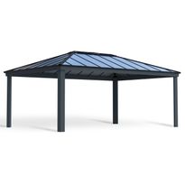 Paviljonki Palram-Canopia Dallas, 26m², 4.3x6m, 14x20ft, harmaa