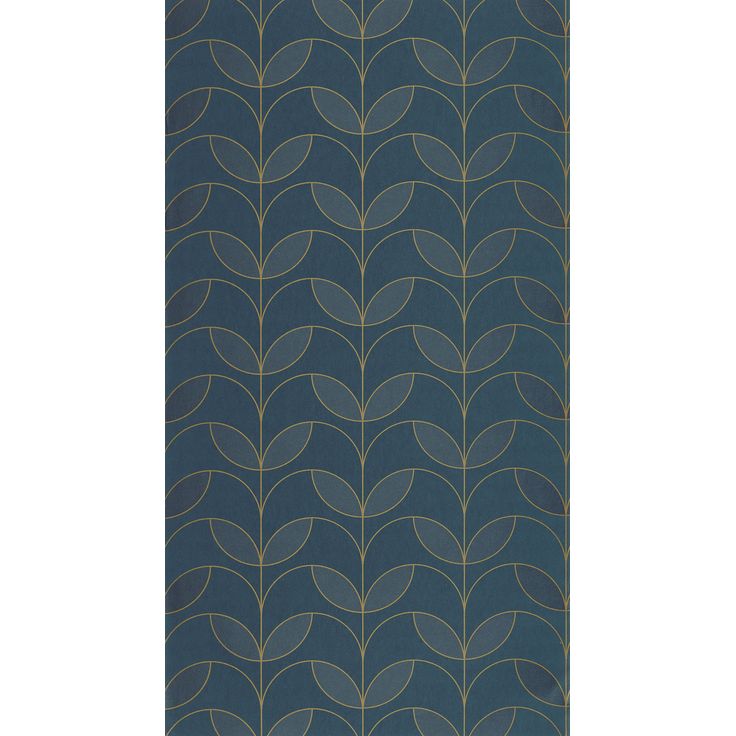 Tapetti Casadeco Mistinguett Bleu Petrole (201026793)