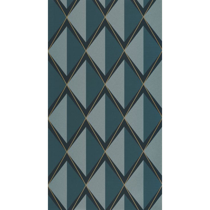 Tapetti Casadeco Chaplin Bleu Petrole (201086515)