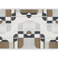Kuvatapetti Casadeco Conrad, Gris Duvet/Encre, eri kokoja