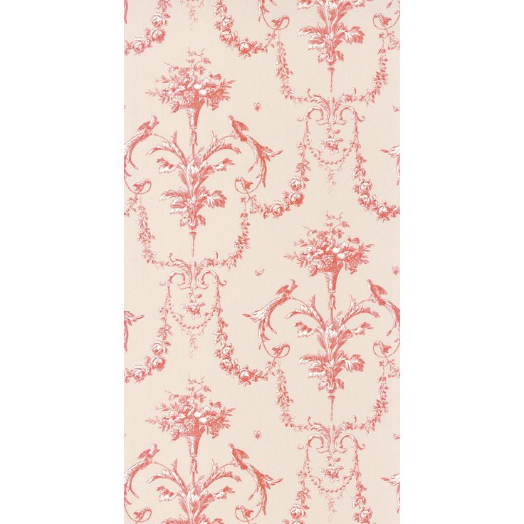 Tapetti Casadeco Corne D'Abondance Rouge Carmin (87928213)