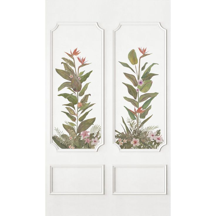 Kuvatapetti Casadeco Eclat Tropical Vert Feuille 180x310cm (201427492)
