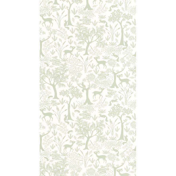Tapetti Casadeco Poetic Forest Vert Amande (88267763)