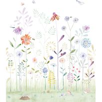 Kuvatapetti Casadeco The Garden Small World With Snail Bouquet, eri kokoja