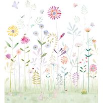 Kuvatapetti Casadeco The Garden Small World With Frog Bouquet, eri kokoja