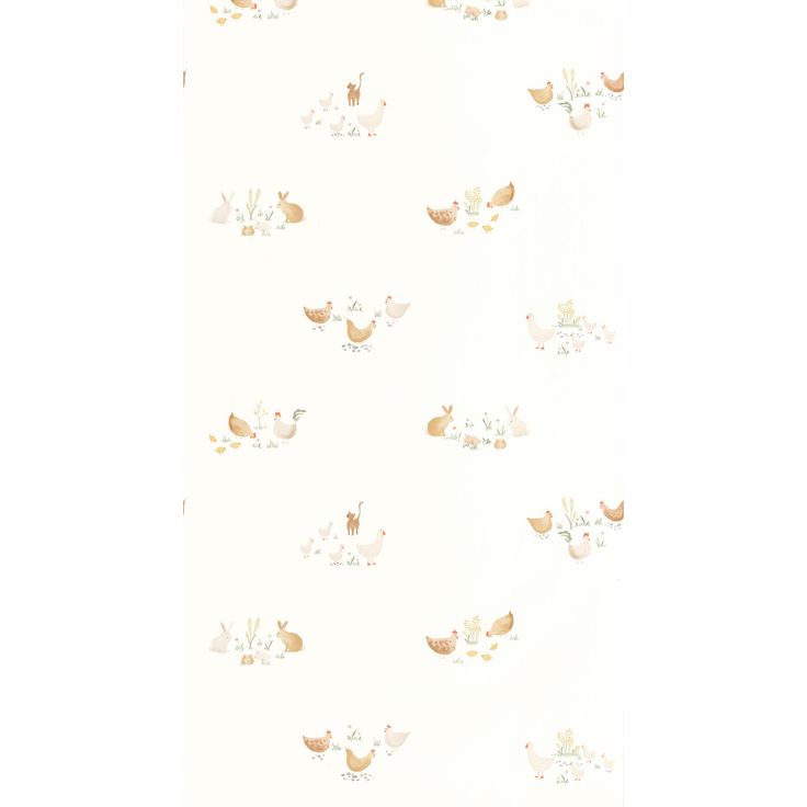 Tapetti Casadeco Companions Of The Farm Terracotta (88372658)