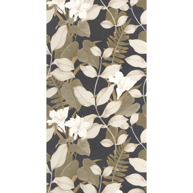 Tapetti Casadeco Royal Lily Tabac Ardoise (200269519)