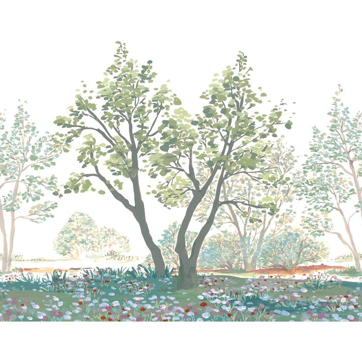 Kuvatapetti Casadeco Life Moment S Vert Lichen 300x250cm (200077007)
