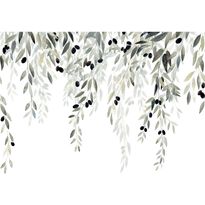 Kuvatapetti Casadeco Memory Tree, Vert Olive, eri kokoja
