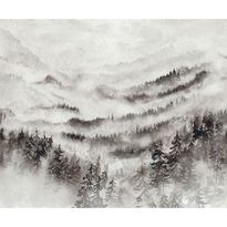 Kuvatapetti Casadeco Morning Mist Gris Brume, eri kokoja