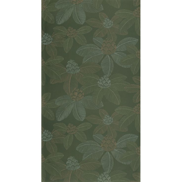 Tapetti Caselio Lotus, non-woven, vinyylipinta, Vert Anglais 0.53x10m (106657290)