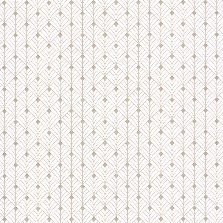 Tapetti Caselio Mistinguett, non-woven, vinyylipinta, Blanc Beige Irise (3100430110)