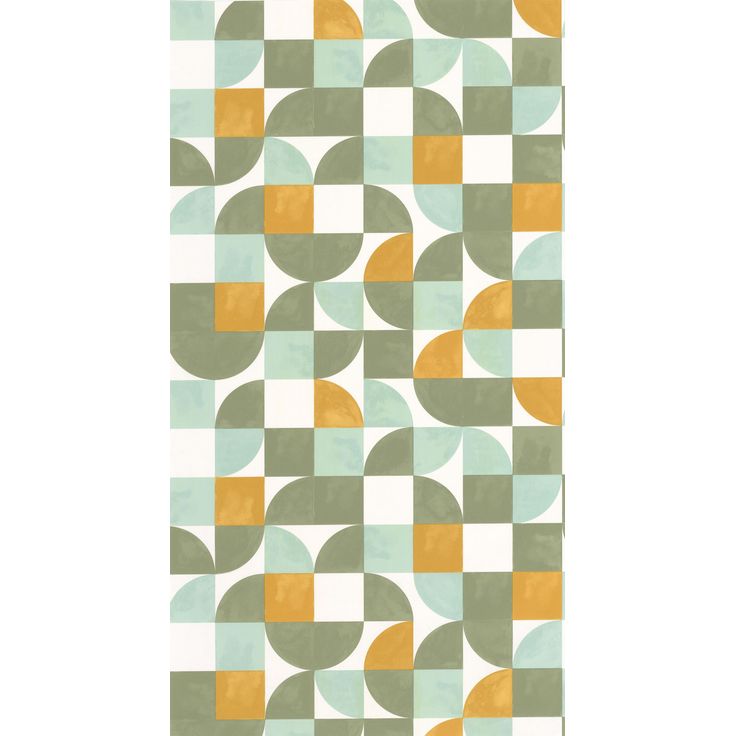 Tapetti Caselio Happiness, non-woven, vinyylipinta, Vert Kaki Orange (2105360387)