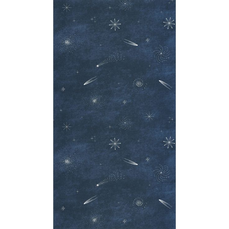Tapetti Caselio Ciel Etoile Bleu Nuit Phosphoresecent (105696069)
