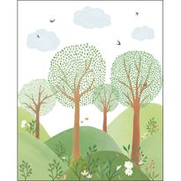 Kuvatapetti Caselio Le Monde De La Foret Vert L 250x310cm (105803202)