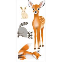 Tapettitarrat Caselio Decor Pre Encolle Animaux De La Foret Marron (105873020)