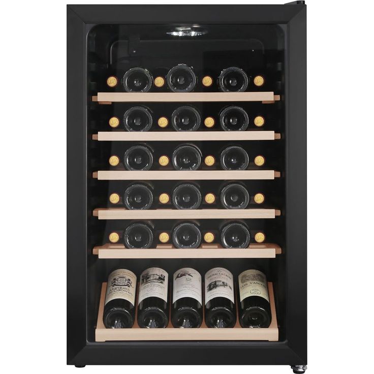 Viinikaappi Cavin Polar Collection 49 PCS45B, 54cm, 1 lämpötila-alue, vapaasti seisova, musta