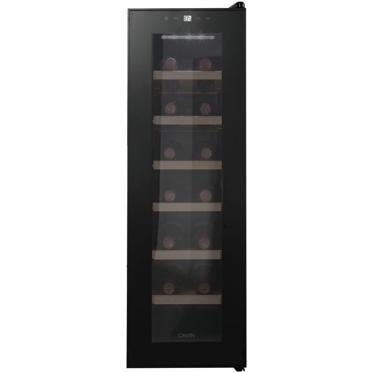 Viinikaappi Cavin Northern Collection 14, 27.3cm, 1 lämpötila-alue, vapaasti seisova, musta