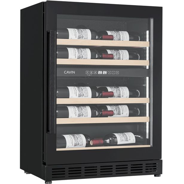Kahden lämpötilan viinikaappi Cavin Arctic Collection 60D Shallow ACD60SFGB, integroitava