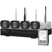 Valvontakamerapaketti Celotron Nivian, 3MP, 4 kameraa, 4 kanavaa + 500GB kiintolevy